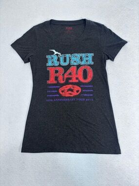 Rush R40 40th Anniversary Tour 2015 Band Tee Womens Large